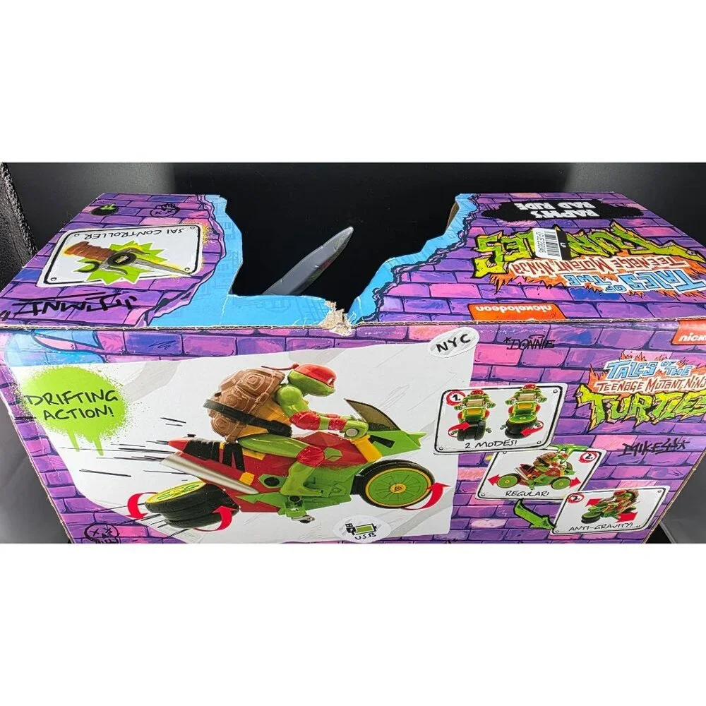 Teenage Mutant Ninja Turtles Tales Remote-Control Raphs Rad Ride Toy 2.4GHz